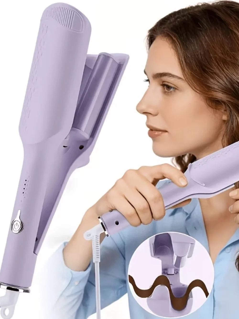 Purple Women’s Hair Crimper - Brand Unspecified